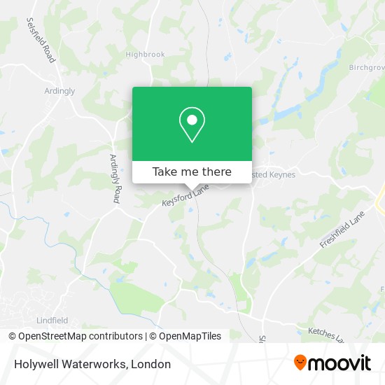 Holywell Waterworks map