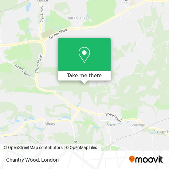Chantry Wood map