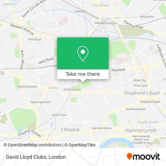 David Lloyd Clubs map