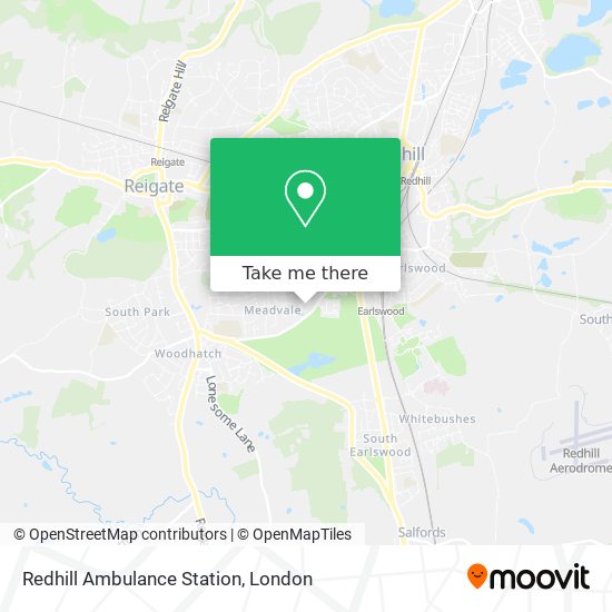 Redhill Ambulance Station map