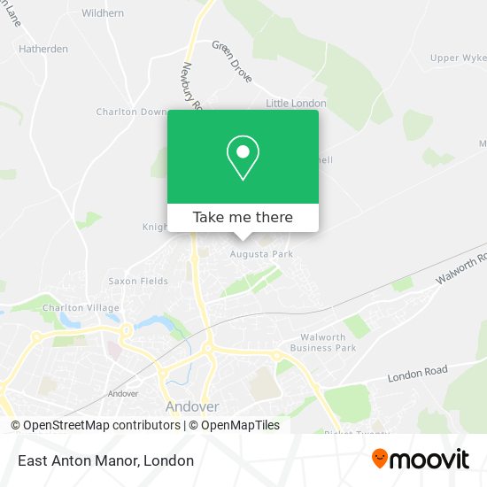 East Anton Manor map