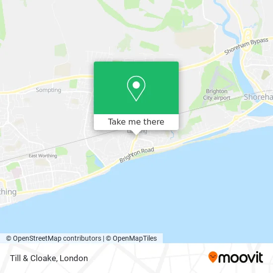 Till & Cloake map