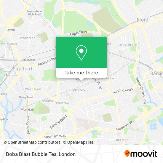 Boba Blast Bubble Tea map