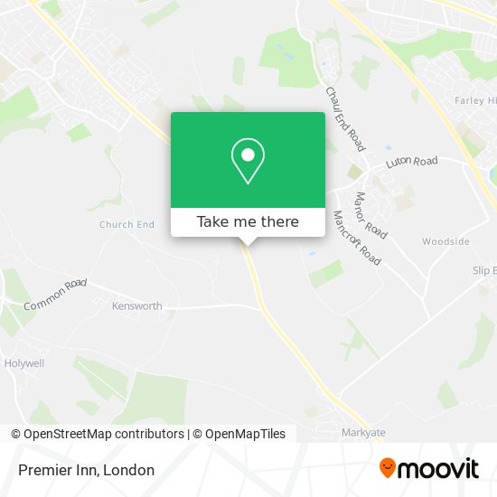Premier Inn map