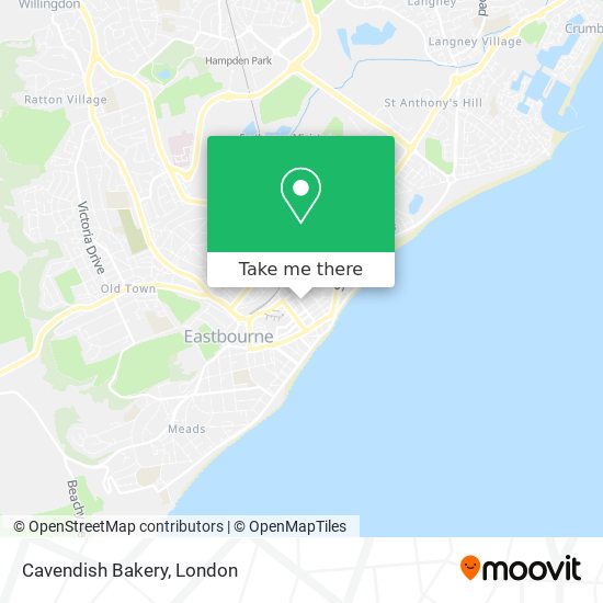 Cavendish Bakery map