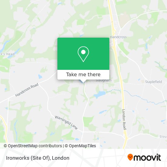 Ironworks (Site Of) map