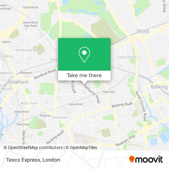 Tesco Express map