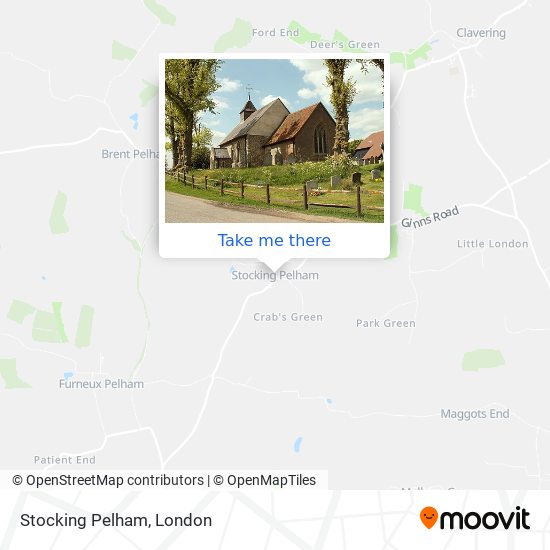Stocking Pelham map