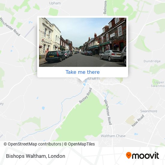 Bishops Waltham map