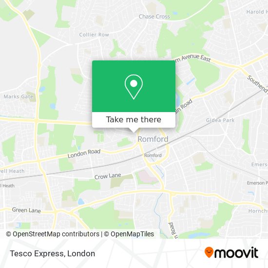 Tesco Express map