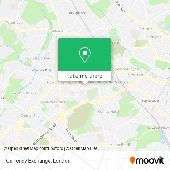 Currency Exchange map