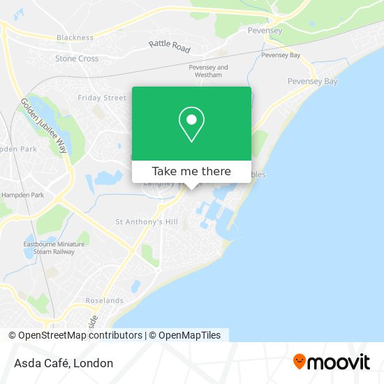 Asda Café map