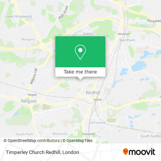 Timperley Church Redhill map