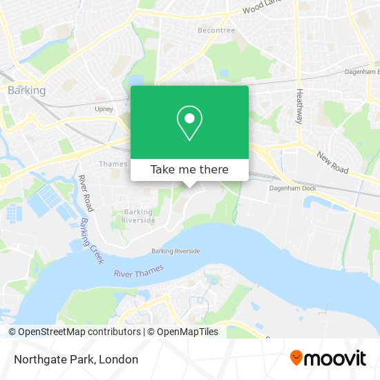 Northgate Park map