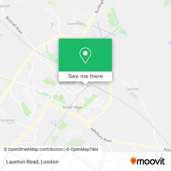 Launton Road map