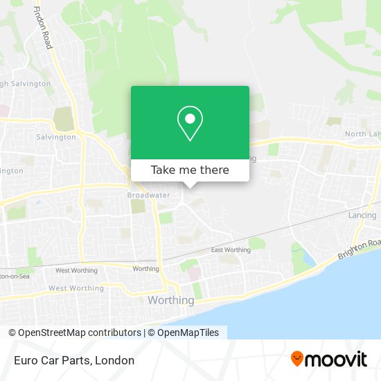 Euro Car Parts map