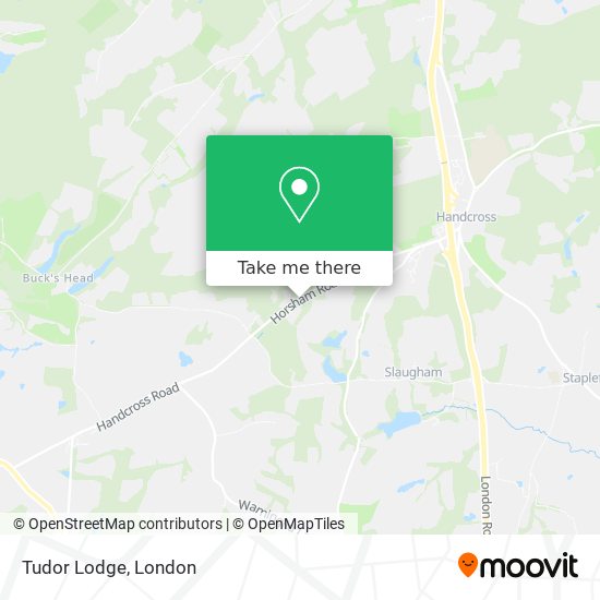 Tudor Lodge map