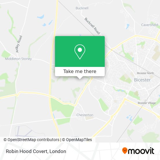 Robin Hood Covert map