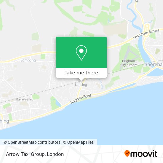 Arrow Taxi Group map