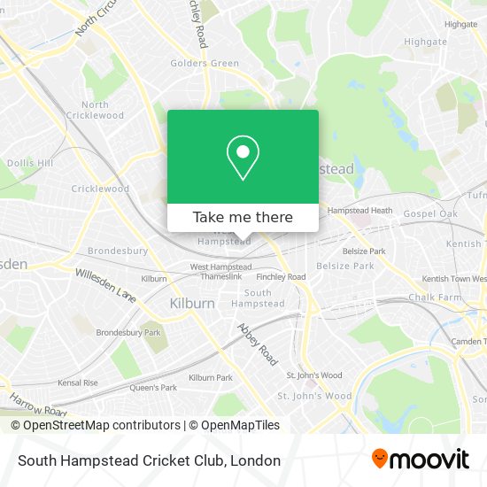 South Hampstead Cricket Club map