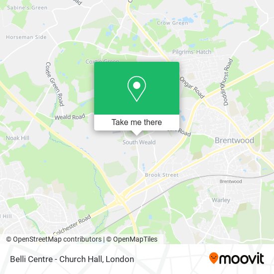 Belli Centre - Church Hall map