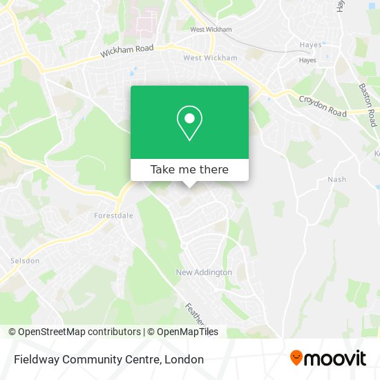 Fieldway Community Centre map