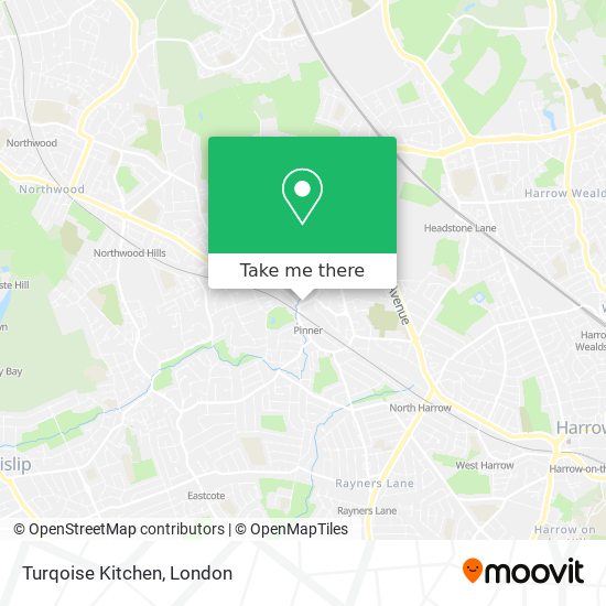 Turqoise Kitchen map