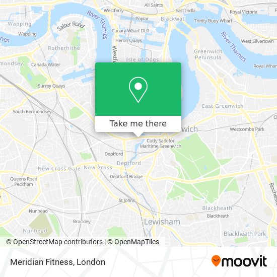 Meridian Fitness map