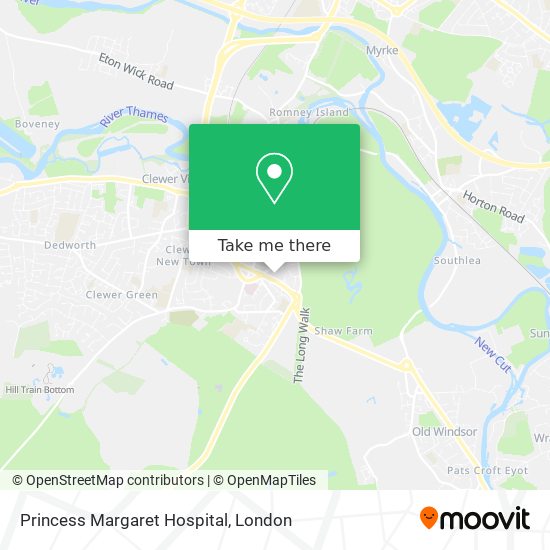 Princess Margaret Hospital map