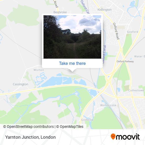 Yarnton Junction map