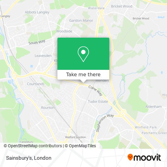 Sainsbury's map