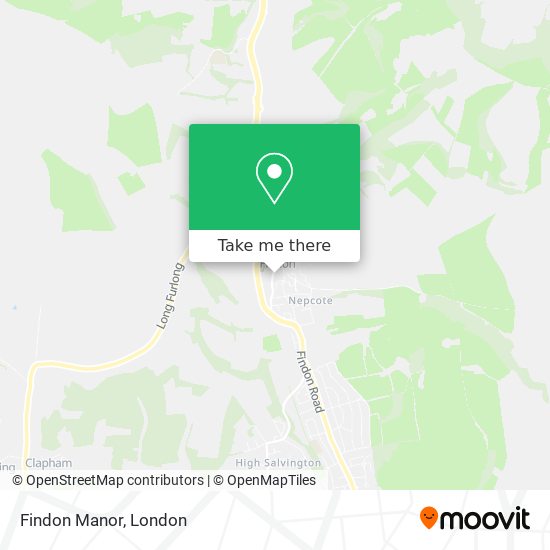 Findon Manor map