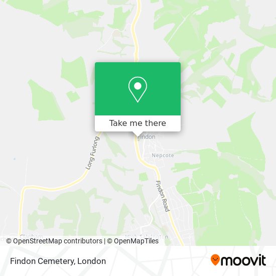 Findon Cemetery map