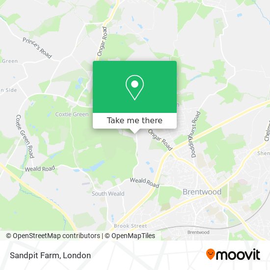 Sandpit Farm map