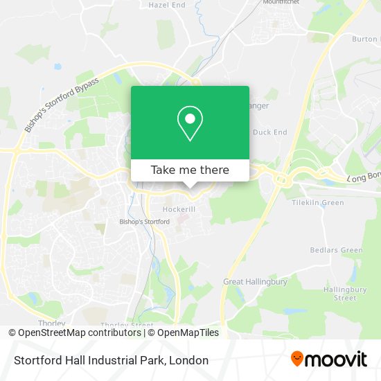 Stortford Hall Industrial Park map