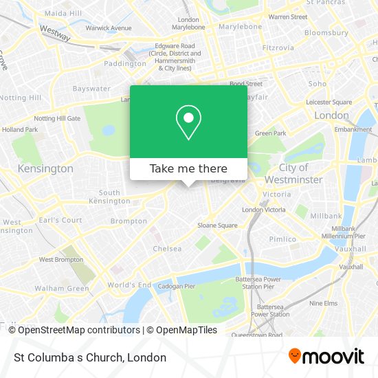 St Columba s Church map