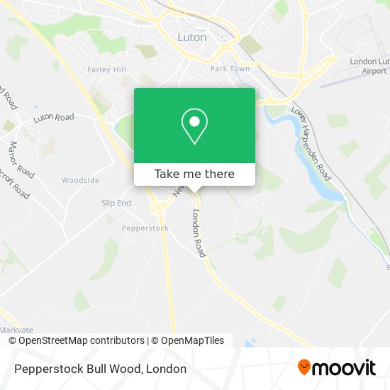 Pepperstock Bull Wood map
