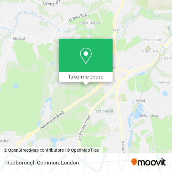 Rodborough Common map
