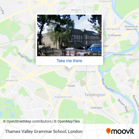 Thames Valley Grammar School map