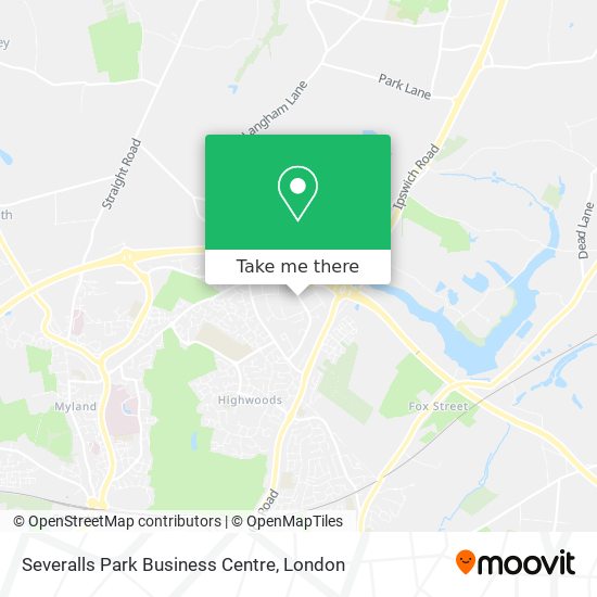 Severalls Park Business Centre map