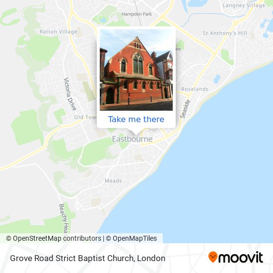 Grove Road Strict Baptist Church map