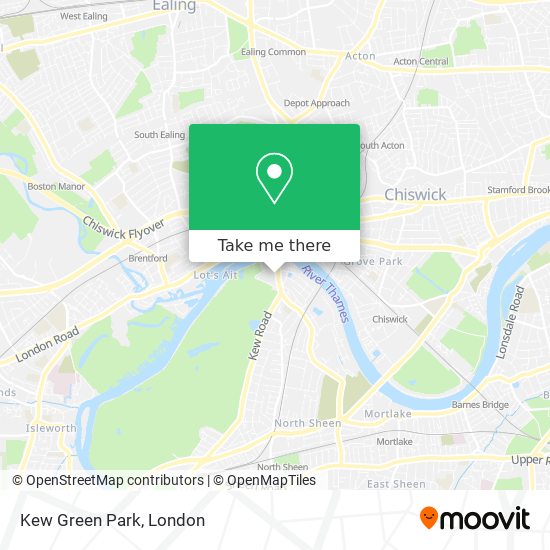 Kew Green Park map