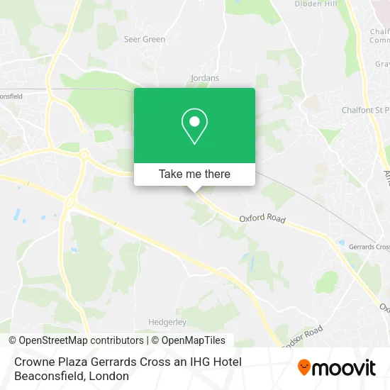 Crowne Plaza Gerrards Cross an IHG Hotel Beaconsfield map