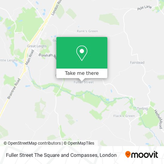 Fuller Street The Square and Compasses map