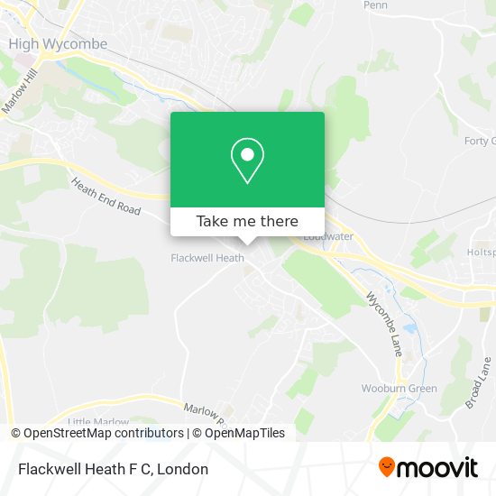 Flackwell Heath F C map
