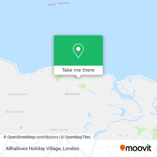 Allhallows Holiday Village map