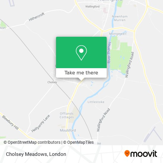 Cholsey Meadows map