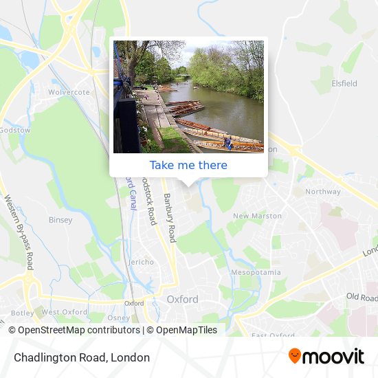 Chadlington Road map