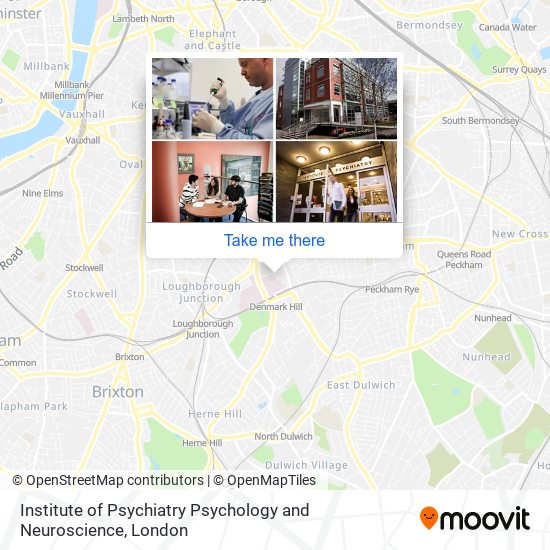 Institute of Psychiatry Psychology and Neuroscience map