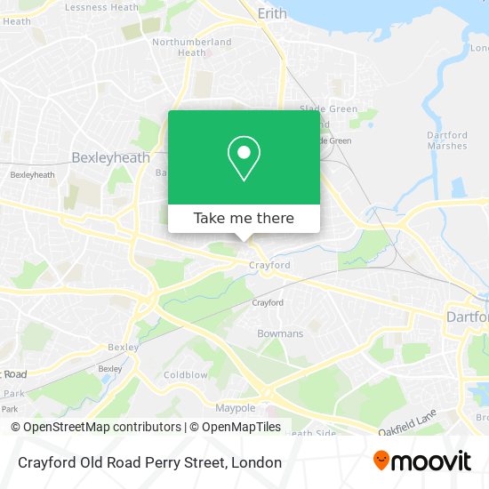 Crayford Old Road Perry Street map